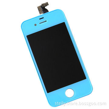 Customized Colorful LCD Display Assembly for iPhone 4, Easy to Put, with Good Design